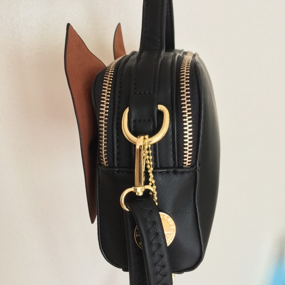 Black Big Bow Small Crossbody Shoulder Bag Handbag - Picture 5 of 11